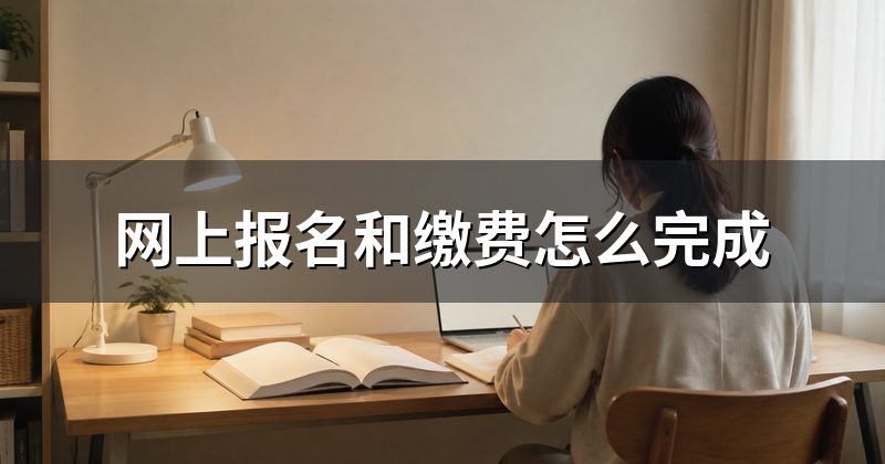 网上报名和缴费怎么完成