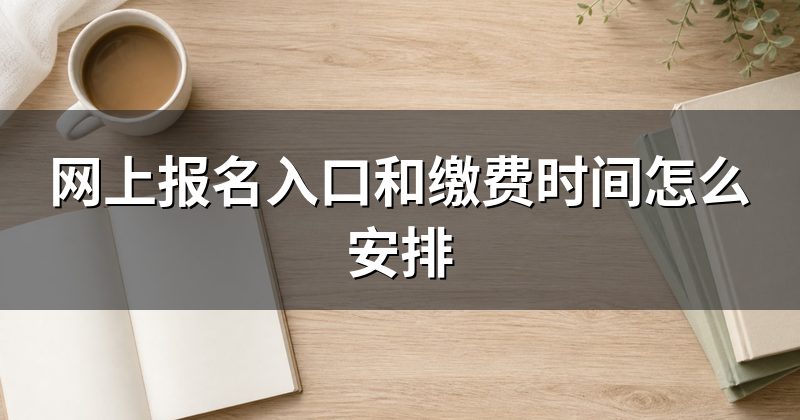 网上报名入口和缴费时间怎么安排