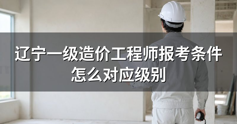 辽宁一级造价工程师报考条件怎么对应级别