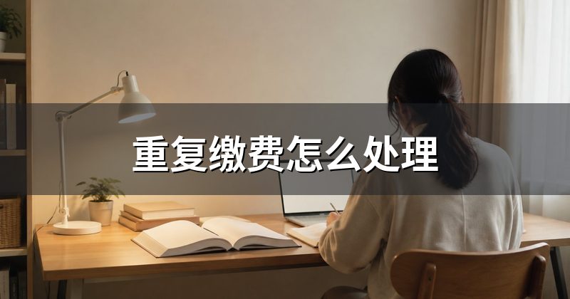 重复缴费怎么处理