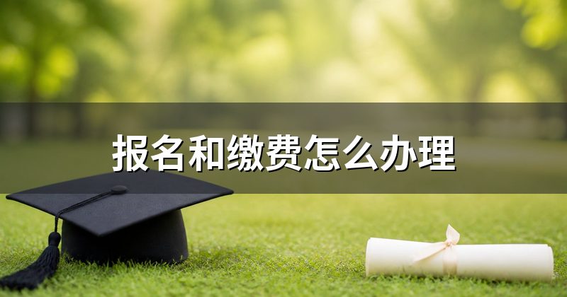 报名和缴费怎么办理