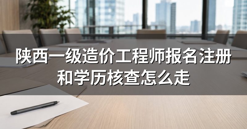 陕西一级造价工程师报名注册和学历核查怎么走