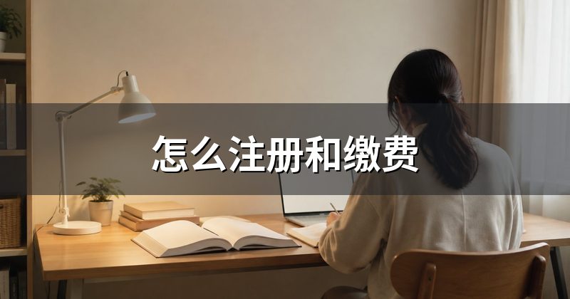 怎么注册和缴费