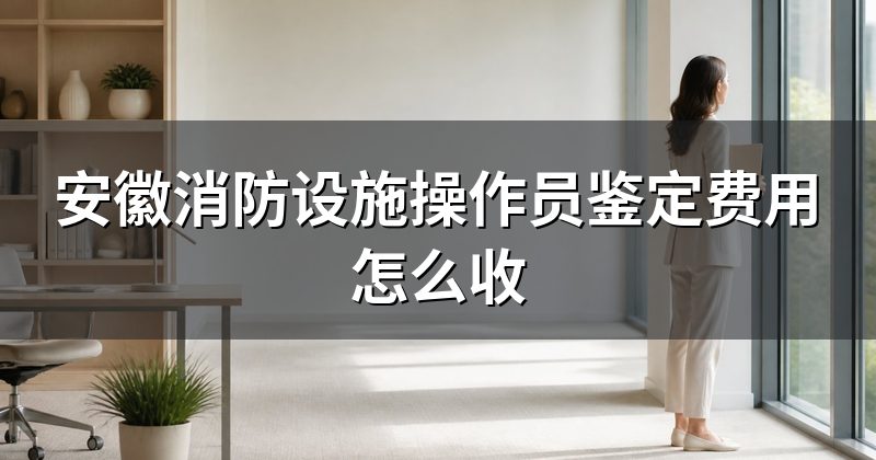 安徽消防设施操作员鉴定费用怎么收