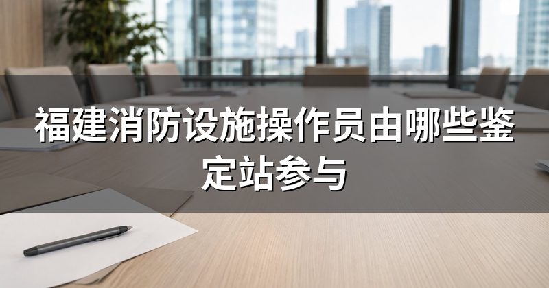 福建消防设施操作员由哪些鉴定站参与