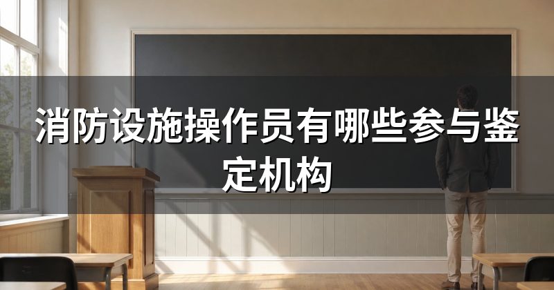 消防设施操作员有哪些参与鉴定机构