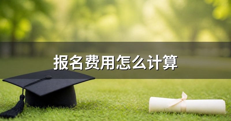 报名费用怎么计算