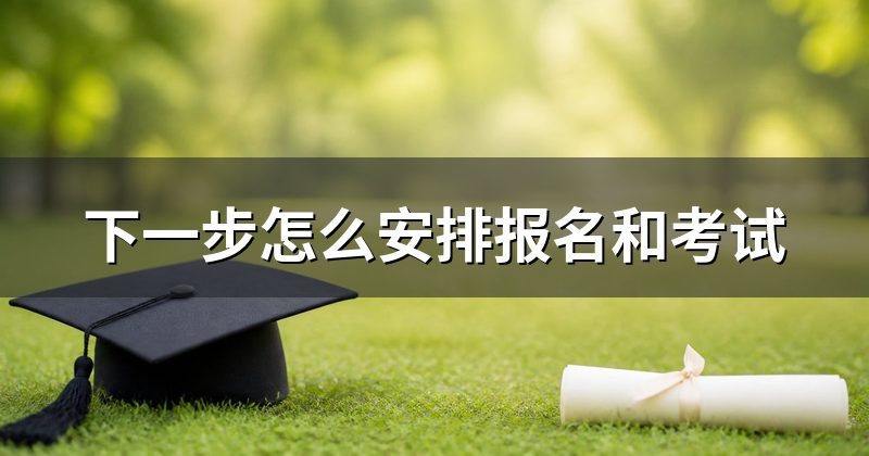 下一步怎么安排报名和考试