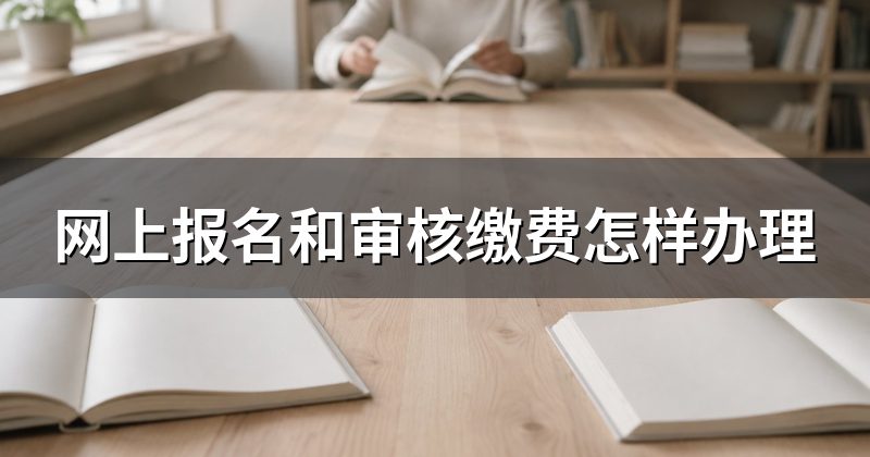 网上报名和审核缴费怎样办理
