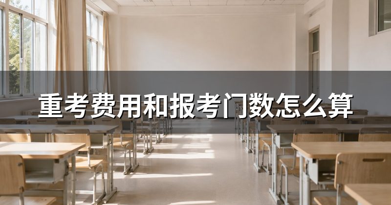 重考费用和报考门数怎么算