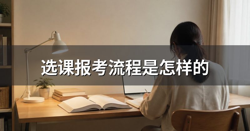 选课报考流程是怎样的