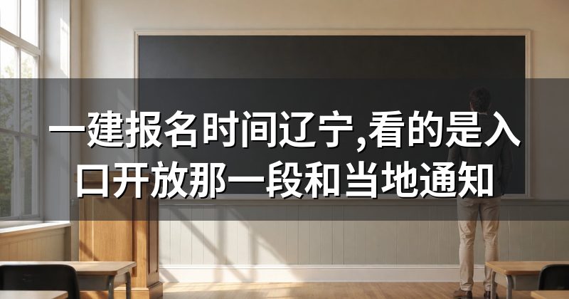 一建报名时间辽宁,看的是入口开放那一段和当地通知