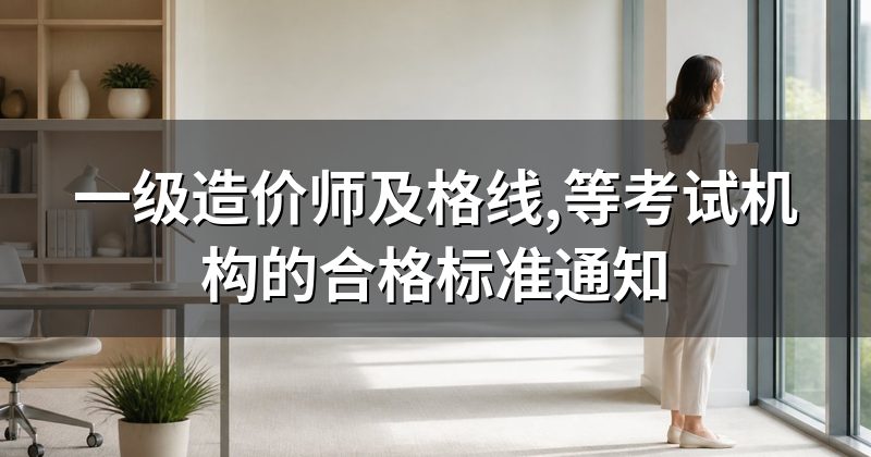 一级造价师及格线,等考试机构的合格标准通知
