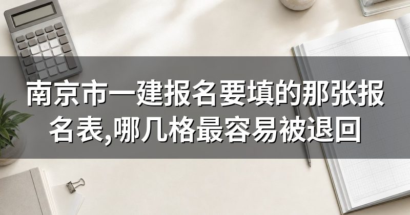 南京市一建报名要填的那张报名表,哪几格最容易被退回