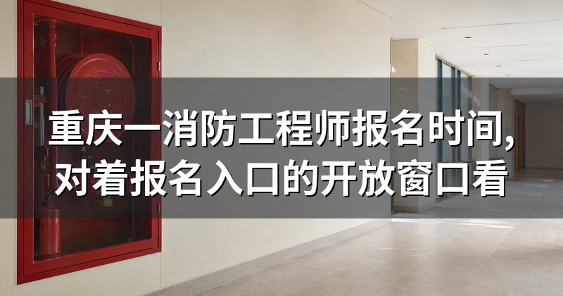 重庆一消防工程师报名时间,对着报名入口的开放窗口看