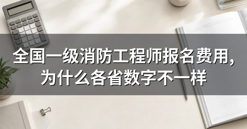 全国一级消防工程师报名费用,为什么各省数字不一样