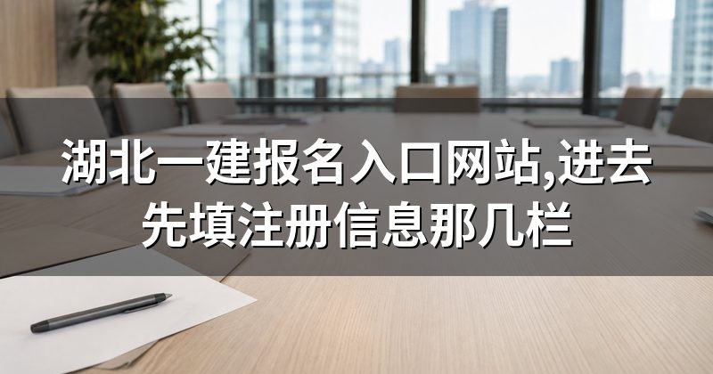 湖北一建报名入口网站,进去先填注册信息那几栏