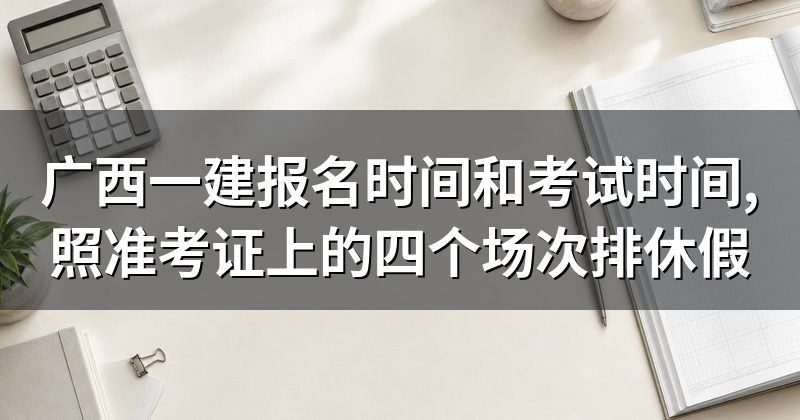 广西一建报名时间和考试时间,照准考证上的四个场次排休假