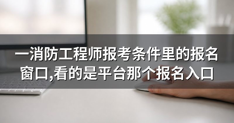 一消防工程师报考条件里的报名窗口,看的是平台那个报名入口