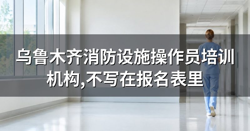 乌鲁木齐消防设施操作员培训机构,不写在报名表里