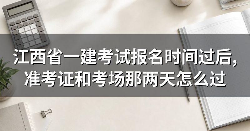 江西省一建考试报名时间过后,准考证和考场那两天怎么过