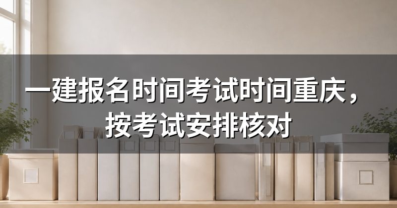 一建报名时间考试时间重庆,按考试安排核对