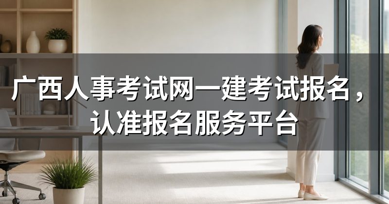 广西人事考试网一建考试报名,认准报名服务平台
