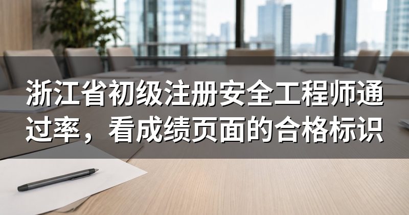 浙江省初级注册安全工程师通过率,看成绩页面的合格标识