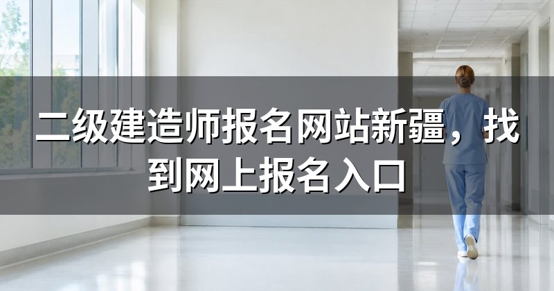 二级建造师报名网站新疆,找到网上报名入口