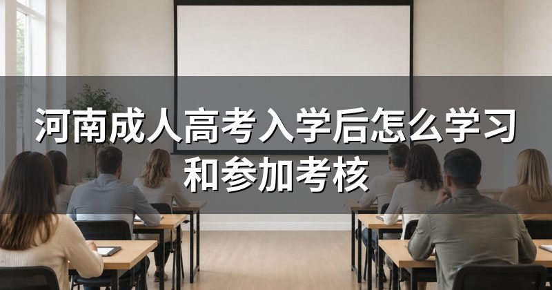 河南成人高考入学后怎么学习和参加考核